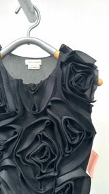 Comme Des Garcons N/S Mesh-Rose Side-Zip Top