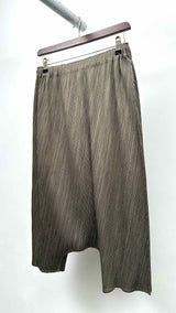 Pleats Please Drop-crotch Pleayed Croped Easy Pants