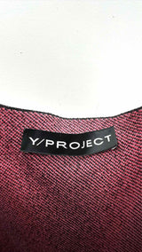 Y/ Project Gradient Knit High-Slit Dress