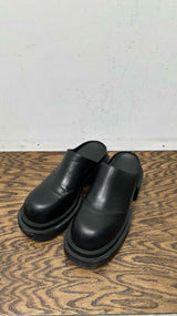 Rick Owens Bogun Leather Mules