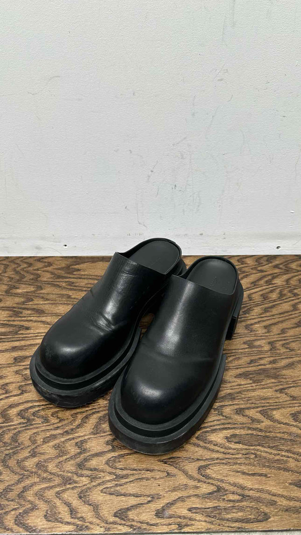 Rick Owens Bogun Leather Mules