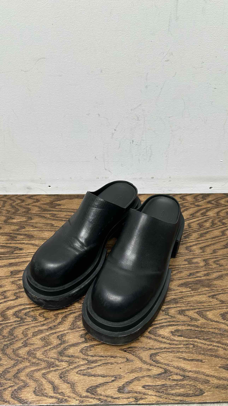 Rick Owens Bogun Leather Mules