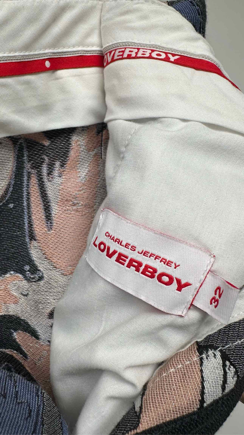 Charles Jeffery LOVERBOY Jacquard Wide Shorts