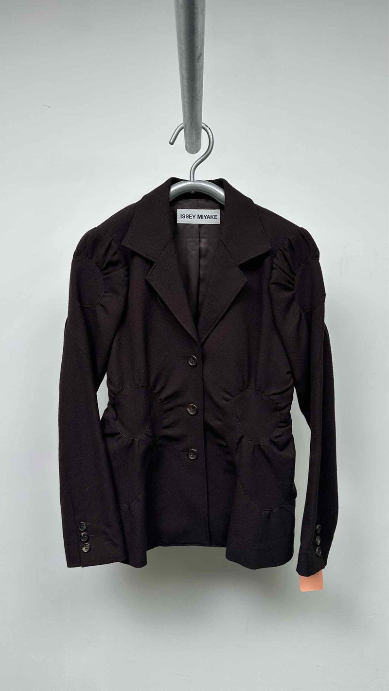 Issey Miyake Gathered Detailed Jacket