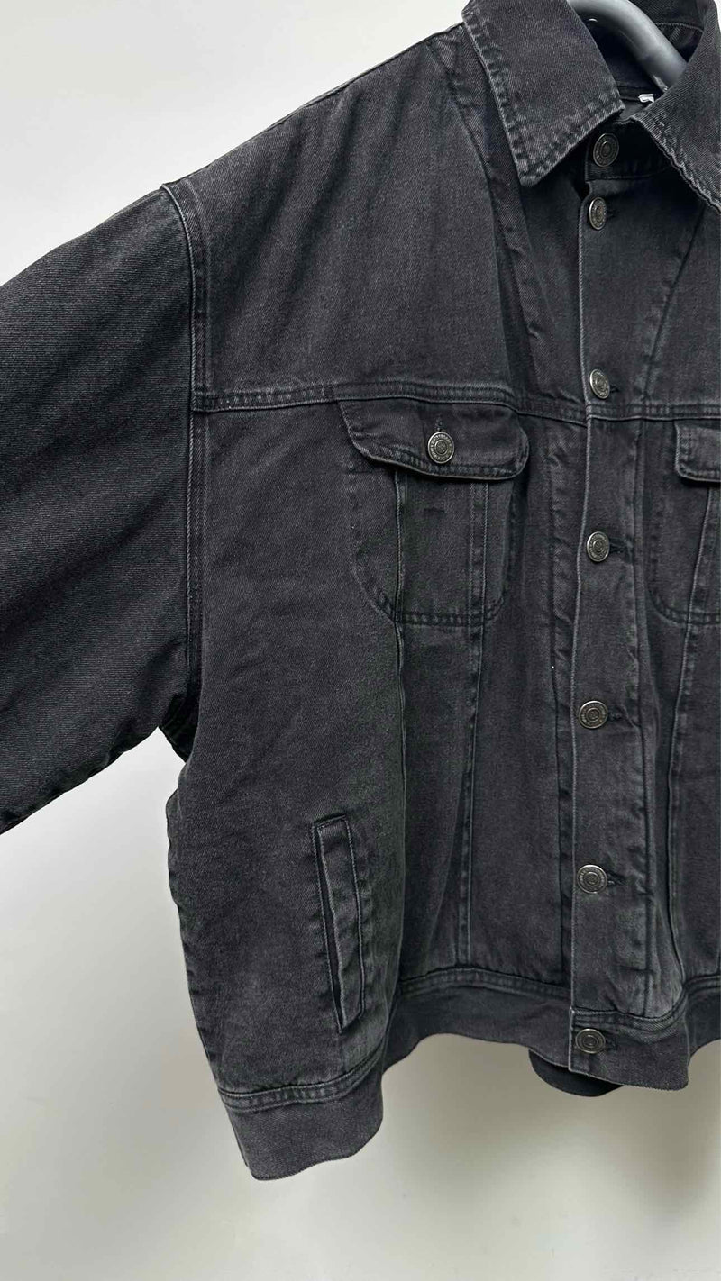 Willy Chavarria Oversize Quilted Lining Denim Jacket
