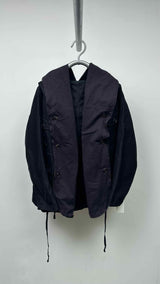 Kapital Pinstripe-hybrid Ring Coat