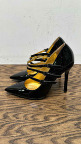 Bottega Veneta Fine Leather 3 Straps Heels