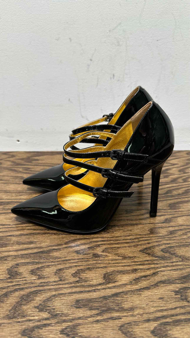 Bottega Veneta Fine Leather 3 Straps Heels