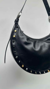 Marine Serre Crescent Moon Studded Bag