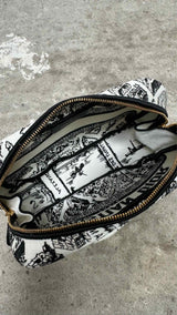 Dior Embroidered Logo Cosmetic Bag