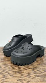 Gucci GG Monogram Perforated Elea Sandals