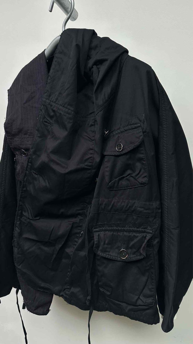 Kapital Pinstripe-hybrid Ring Coat
