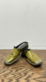 Miu Miu Bubble-sole Leather Mules