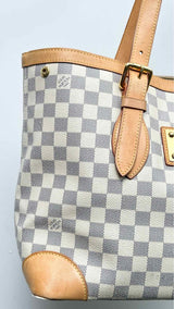 Louis Vuitton Damier Azur Hampstead Bag