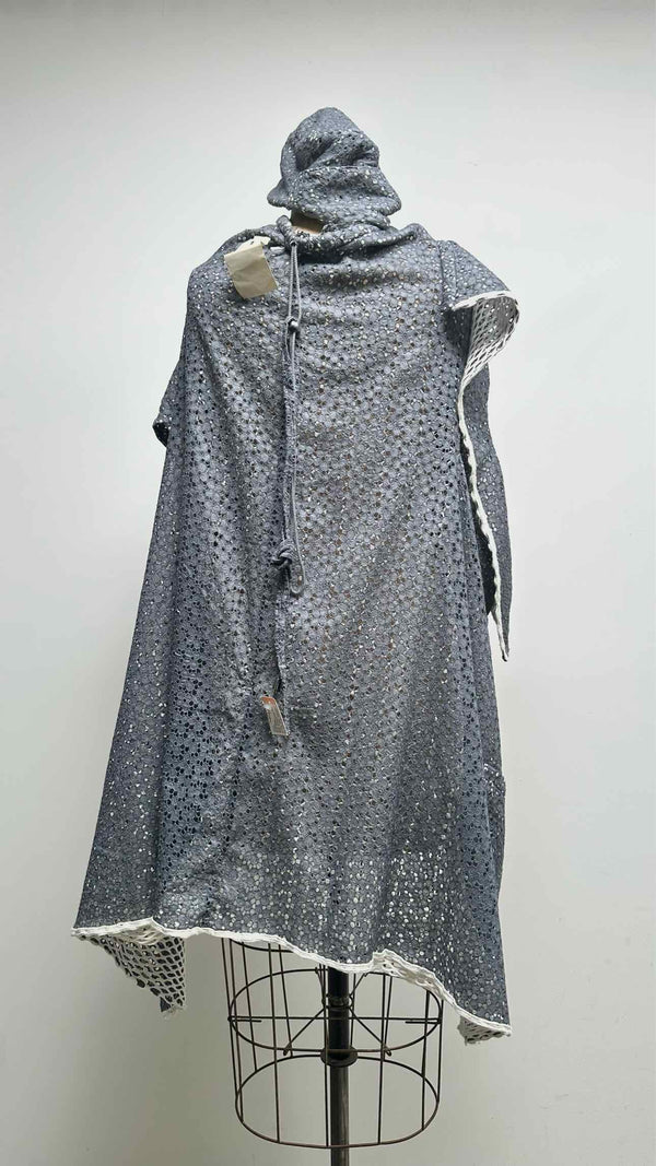 Andre Walker For Dover Street Market Reversible Lace Knit Wrap Cardigan