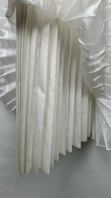 Junya Watanabe Denim Layered Pleated Long Skirt
