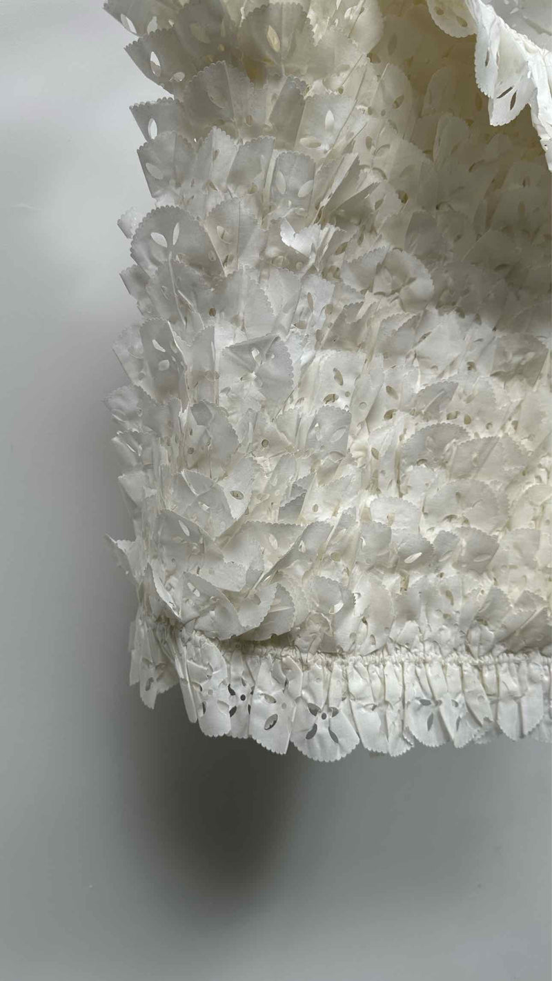 Issey Miyake N/S EyeLet Tiered Top