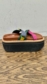 Sacai Hybrid Belted Platform Sandals