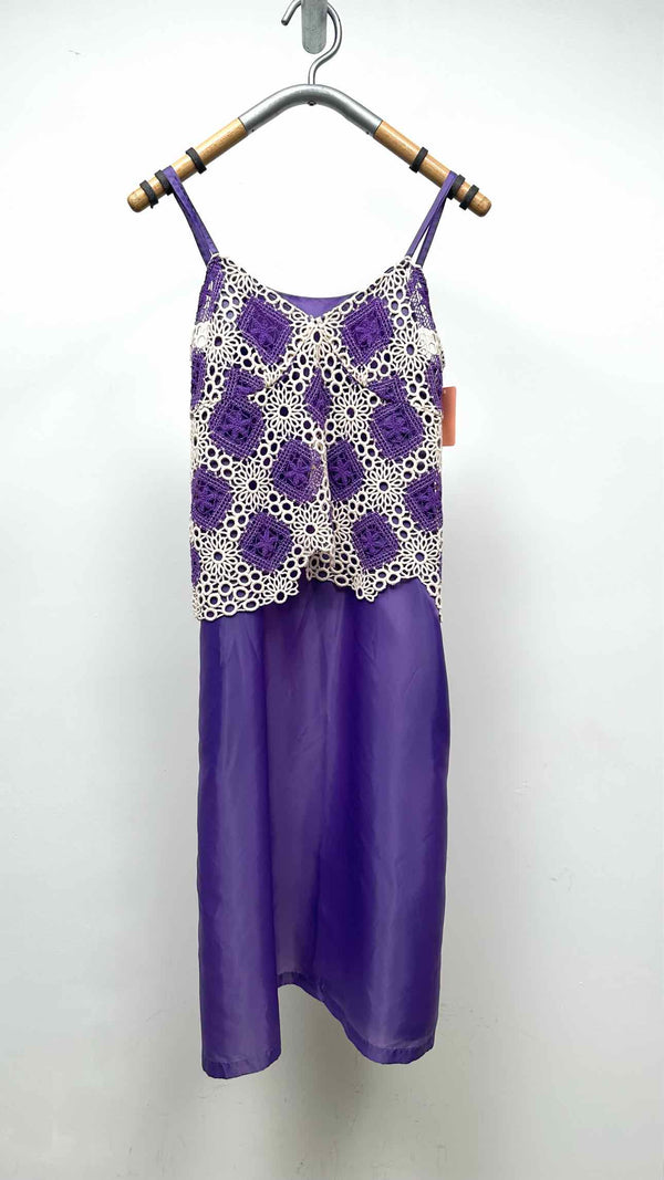 Comme Des Garçons Comme Des Garçons N/S Crochet-layered Dress