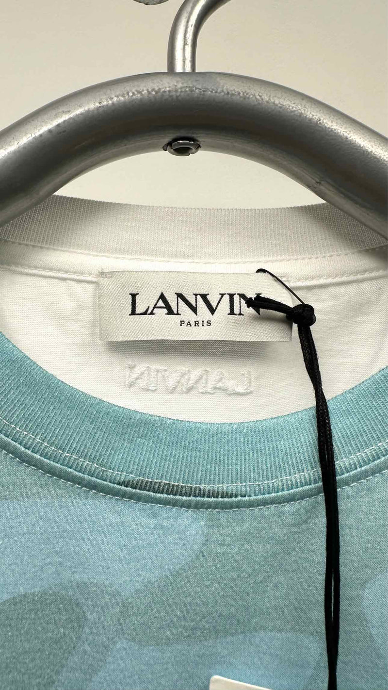 Lanvin Logo Camo T-shirt