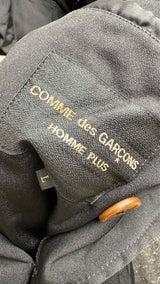 Comme Des Garcons Homme Plus Double-Breast Armor Trench Coat