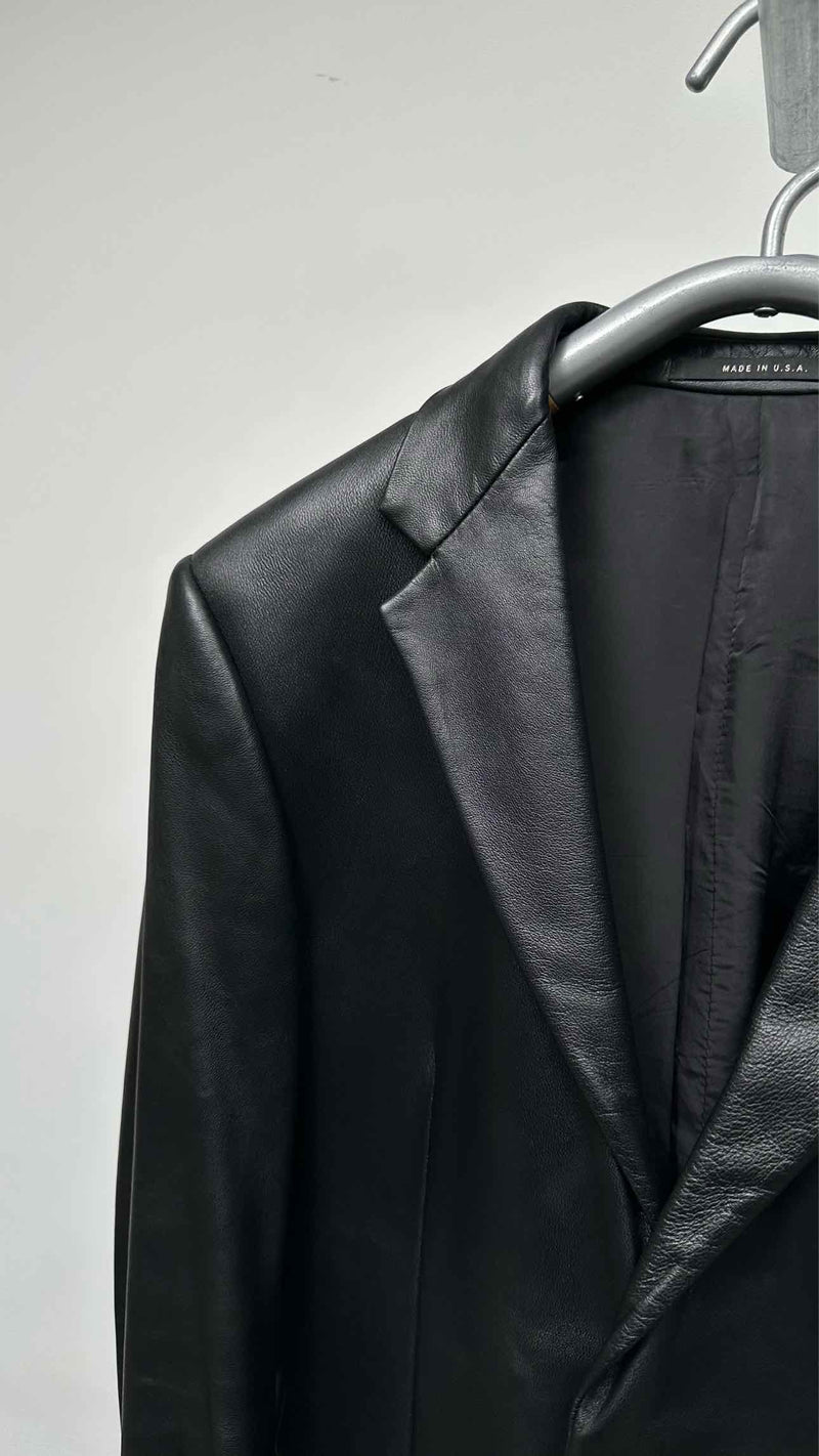 R13 Oversized Leather Jacket