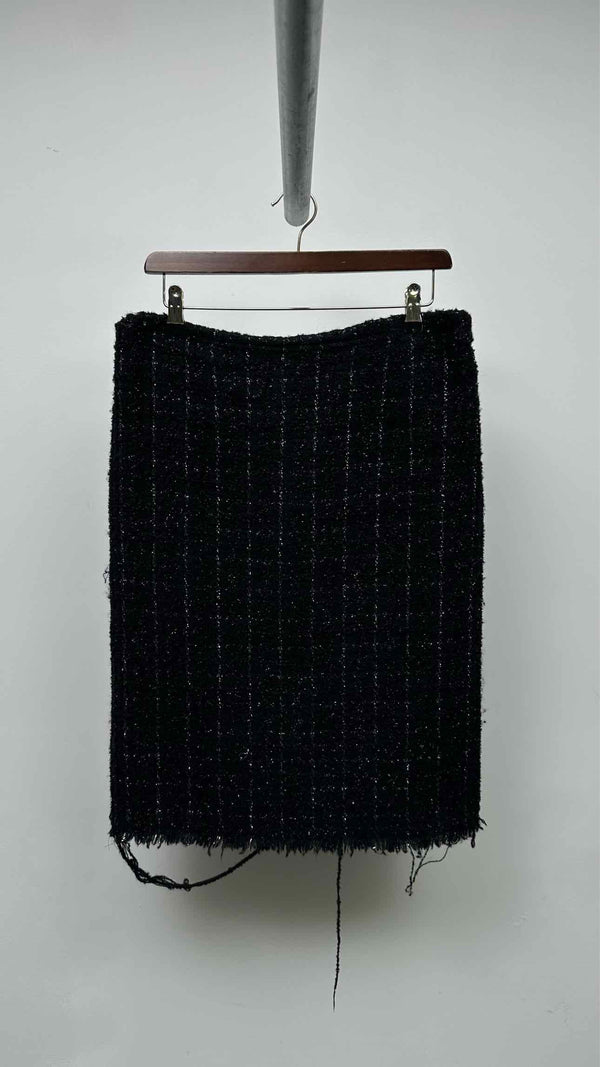 Junya Watanabe MAN Tweed Row-end Pleated Skirt
