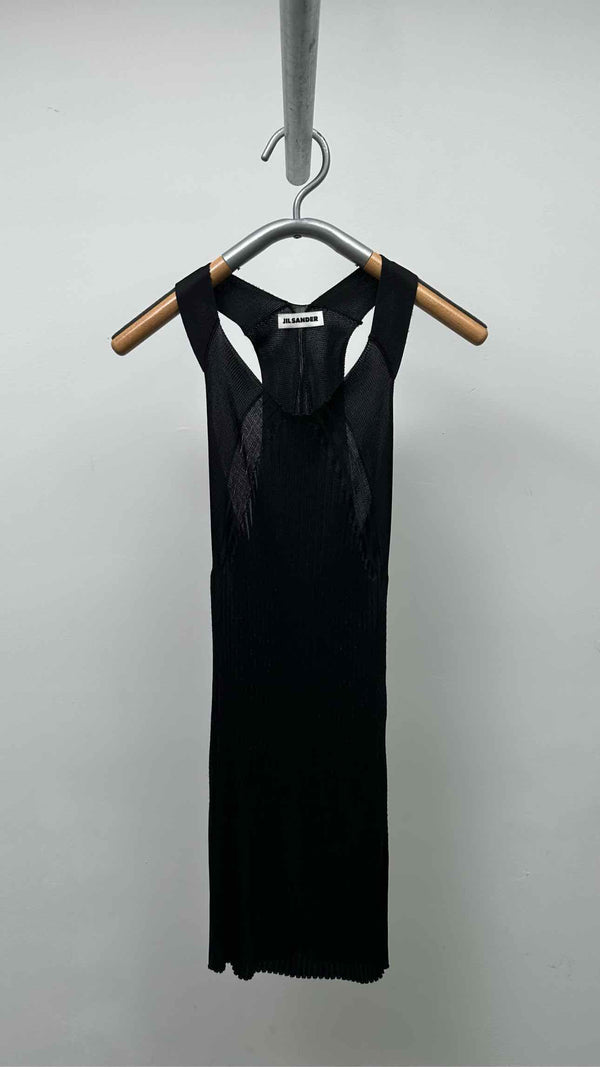 Jil Sander N/S Rib-knit Slit Dress