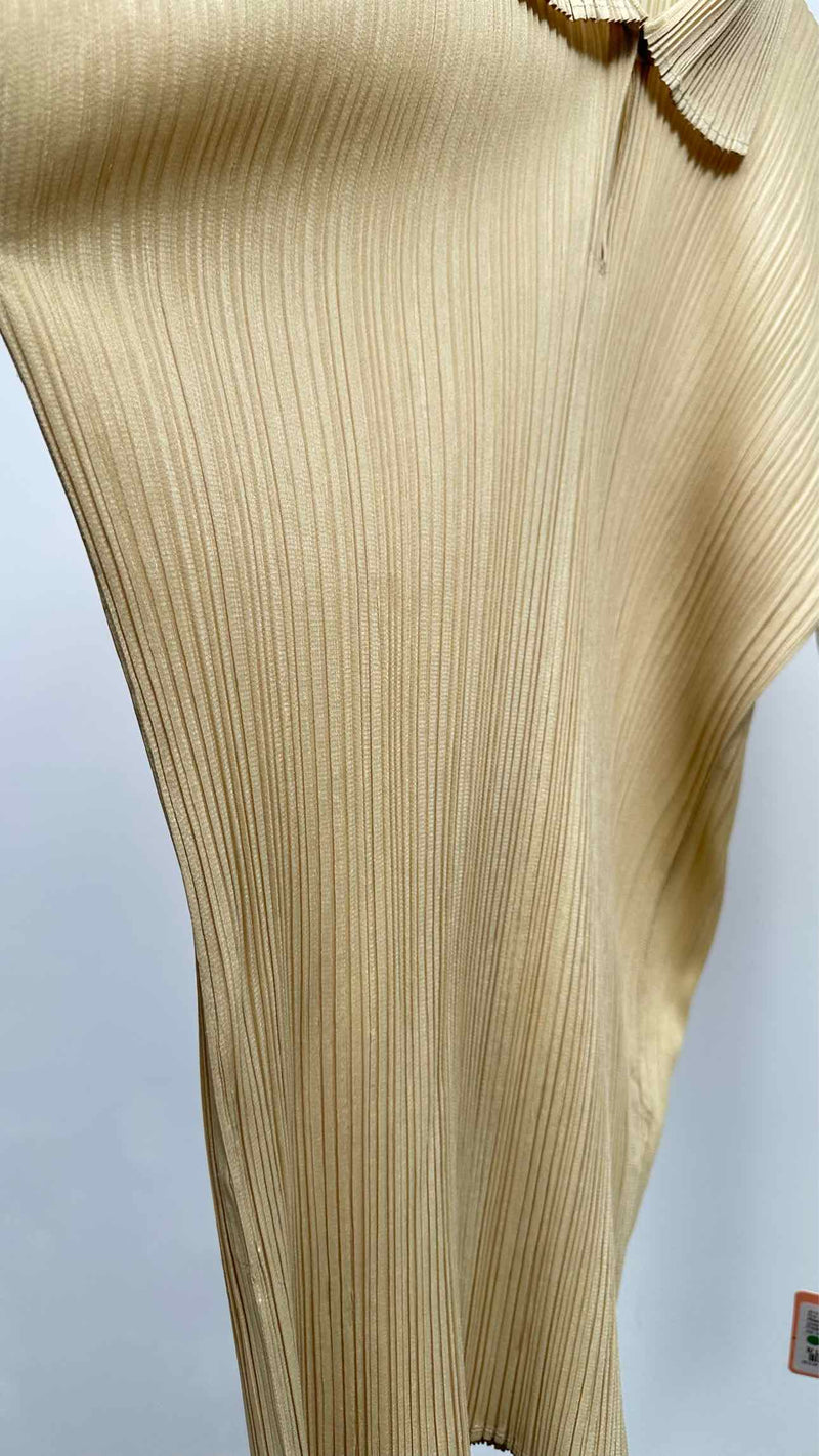 Pleats Please L/S Pleated Polo Shirt