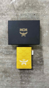 MCM Leather Logo Wallet