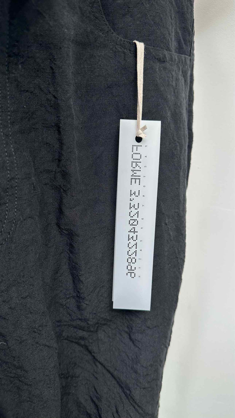 Forme D'expression Oversized Cropped Linen Pants