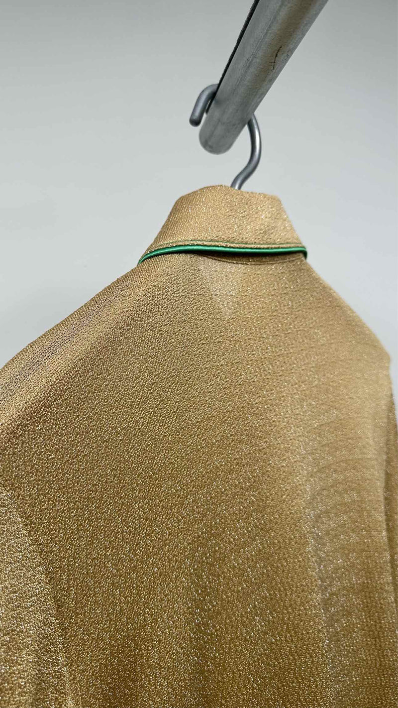 Acne Studios Glitter Long Knit Shirt