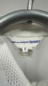 Comme Des Garçons Shirt S/S Floral Mesh Shirt