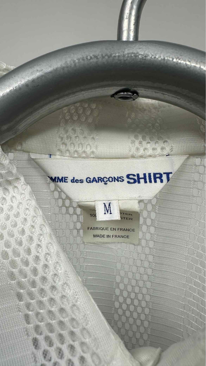 Comme Des Garçons Shirt S/S Floral Mesh Shirt