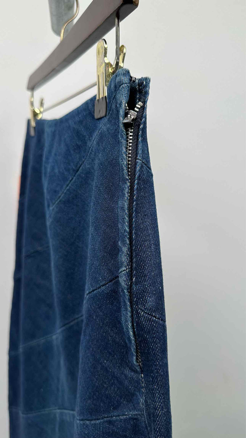 Junya Watanabe Twist-Seam Denim Skirt