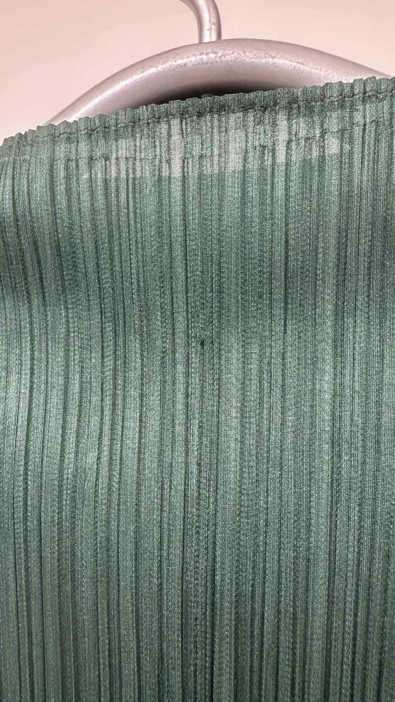 Pleats Please L/S High-neck Pleated Top