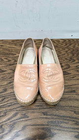 Chanel Interlocking CC Logo Flats
