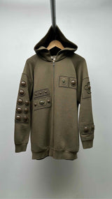 Marc Jacobs Detailed Zip-up Hoodie