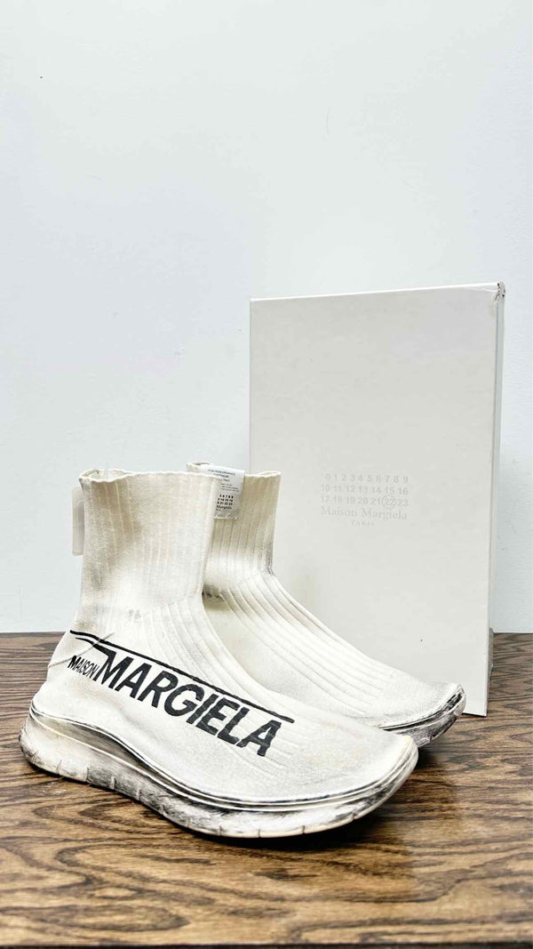 Margiela Logo Sock Trainer Sneakers
