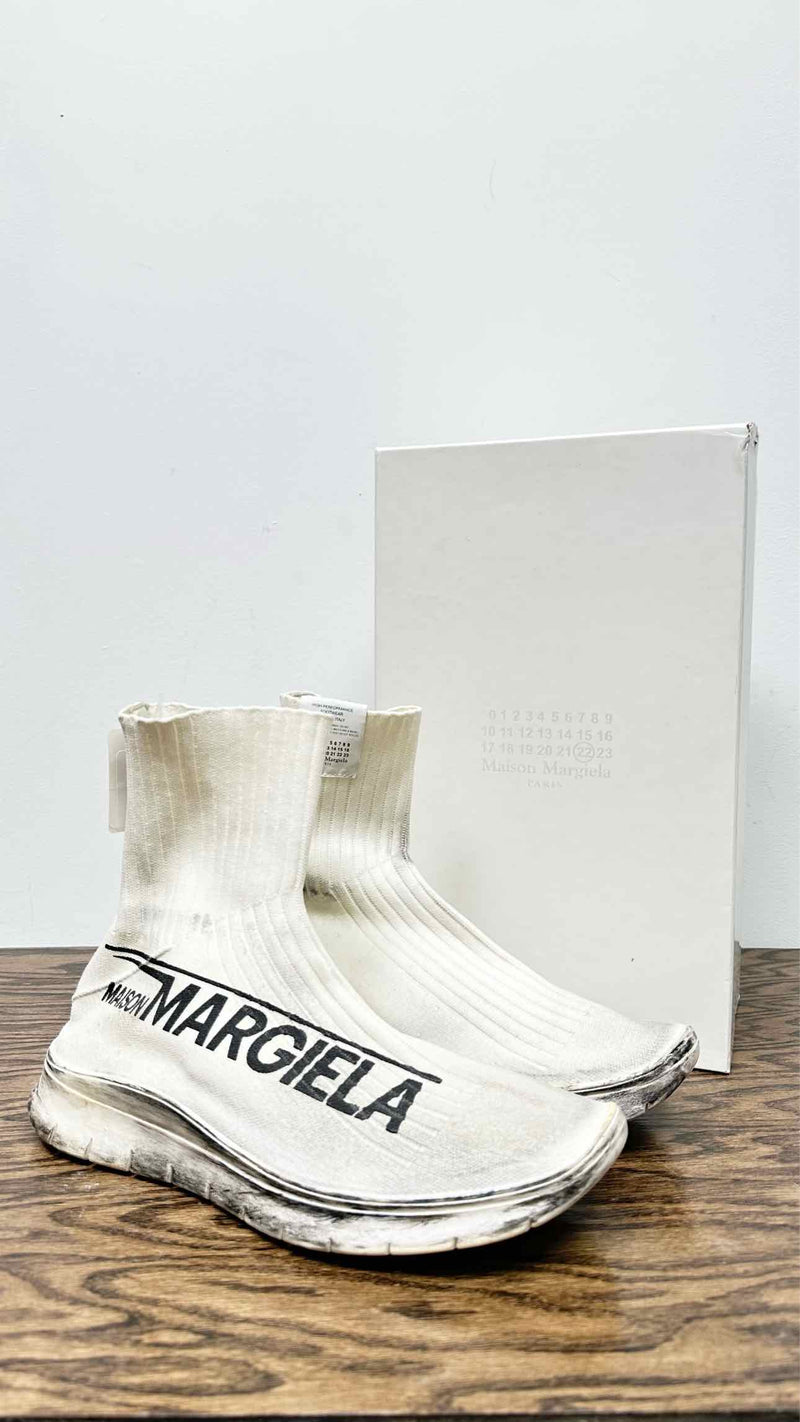 Margiela Logo Sock Trainer Sneakers
