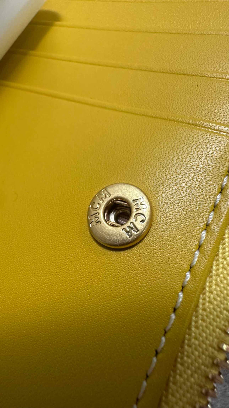 MCM Leather Logo Wallet