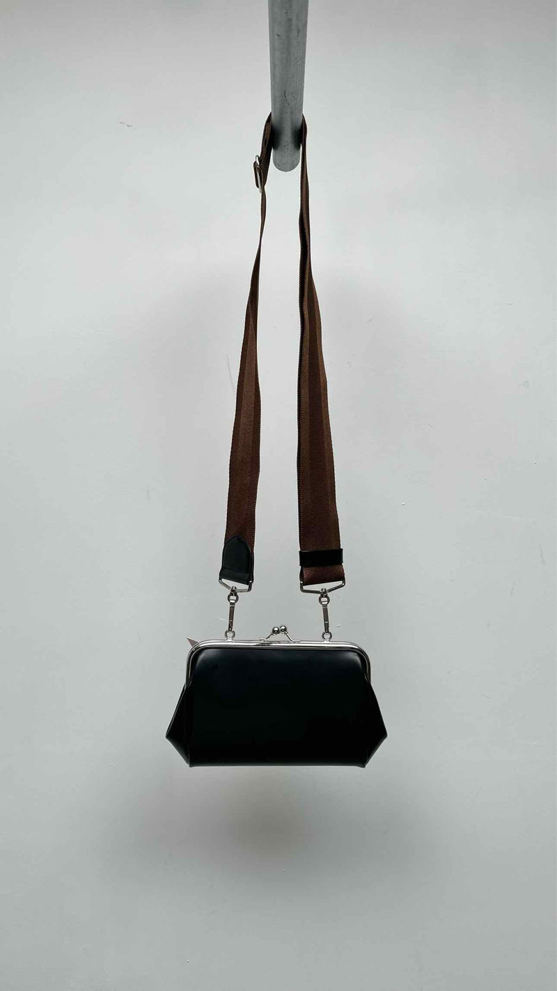 Comme Des Garcons Kiss-Rock Leather Cross Body Bag
