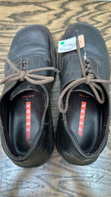 PRADA Sport Leather Square Sneakers