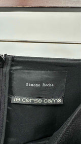 Simone Rocha Wide Cut-out Pearl Skirt