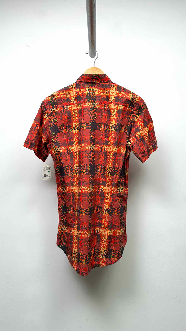 Vivienne Westwood Man S/S Digital-Camo Plaid Shirt