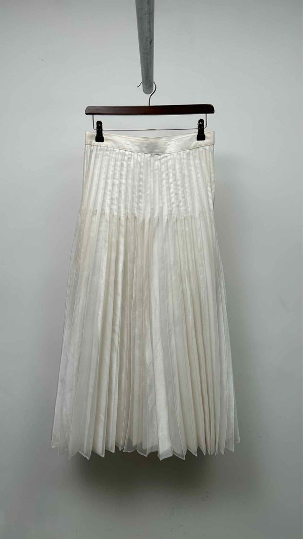 Junya Watanabe Denim Layered Pleated Long Skirt