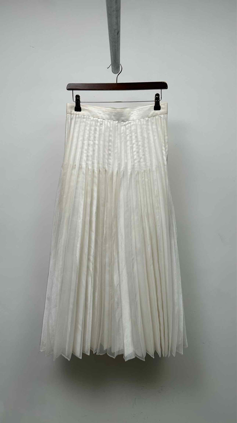 Junya Watanabe Denim Layered Pleated Long Skirt