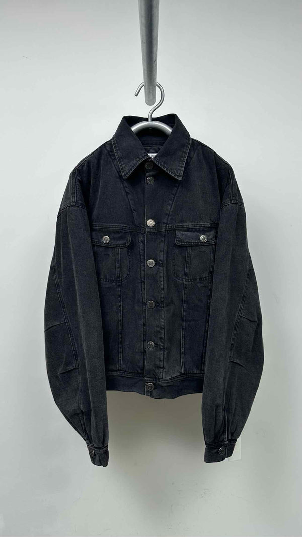 Willy Chavarria Oversize Quilted Lining Denim Jacket