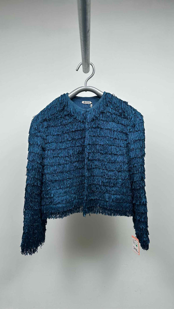 Bode L/S Petrol Bombard Fringe Top
