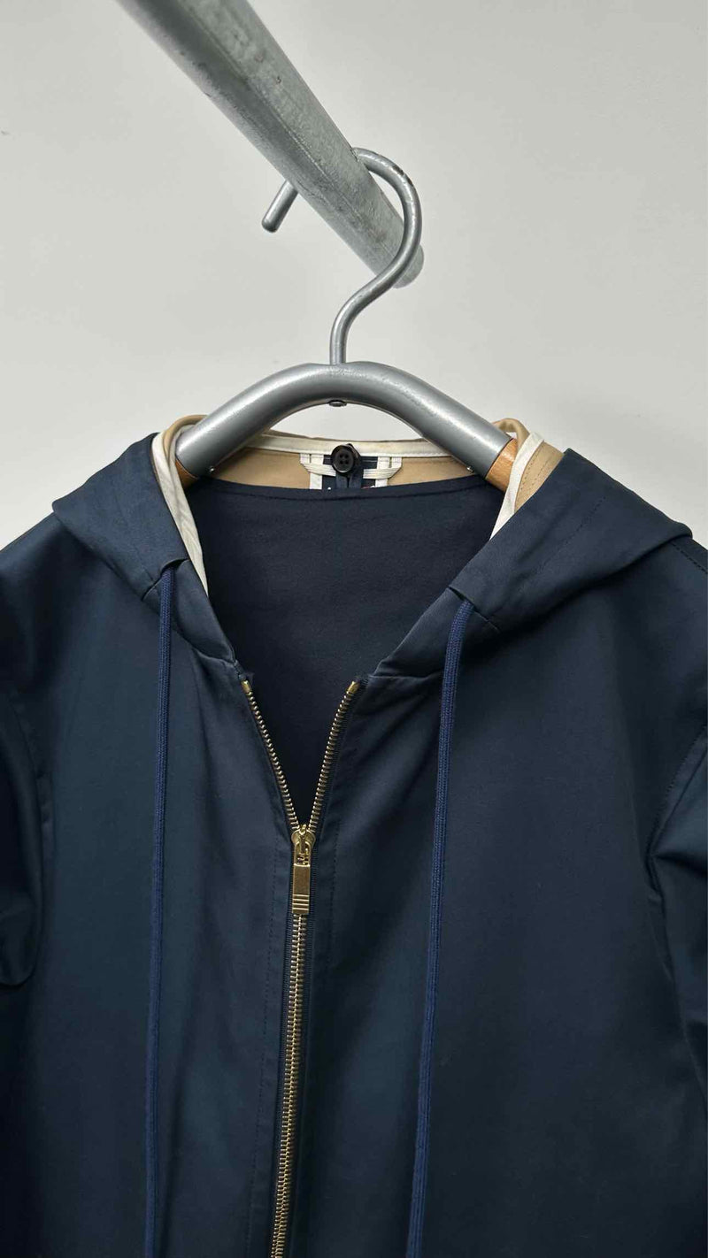 Thom Browne Vest Layered Hooded Coat
